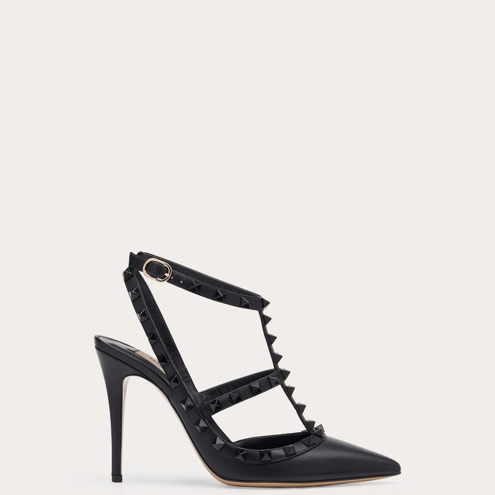 VALENTINO GARAVANI ROCKSTUD ANKLE STRAP PUMP